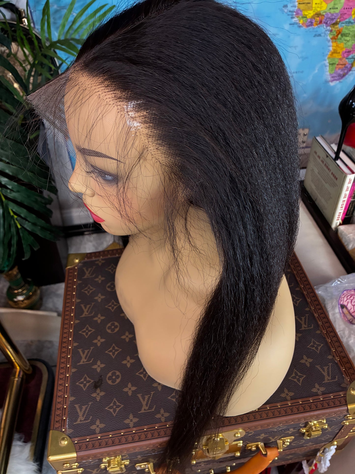 HD Kinky Straight 13x4 Lace Frontal for Ponytails
