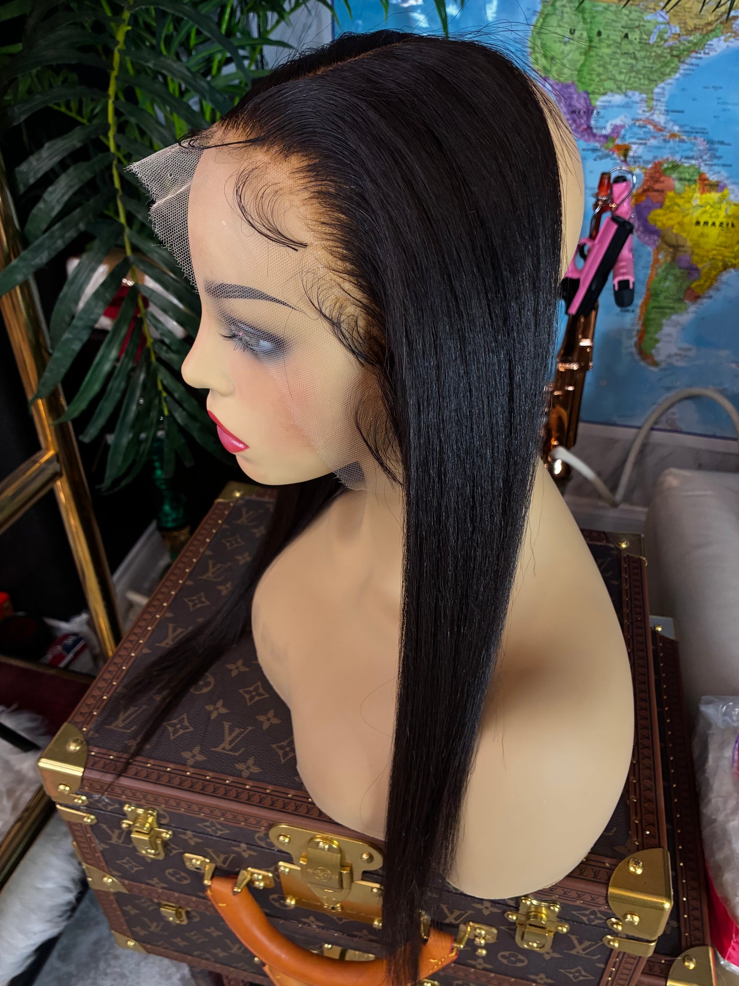 HD Kinky Straight 13x4 Lace Frontal for Ponytails